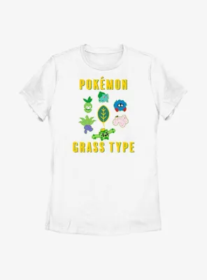 Pokemon Grass Type Womens T-Shirt