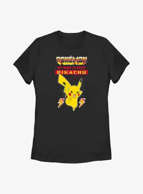 Pokemon Battle Ready Pikachu Womens T-Shirt