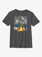 Pokemon Charizard Infographic Youth T-Shirt