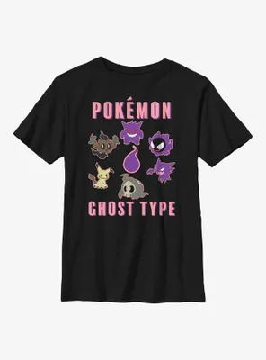 Pokemon Ghost Type Youth T-Shirt
