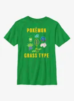 Pokemon Grass Type Youth T-Shirt