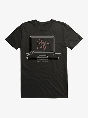 Sex And The City Laptop Outline T-Shirt