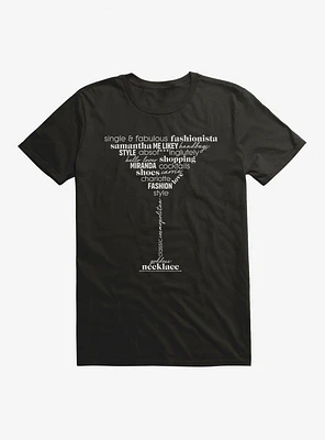 Sex And The City Martini Glass T-Shirt