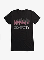 Sex And The City Logo Skyline Girls T-Shirt