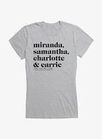 Sex And The City Names Girls T-Shirt