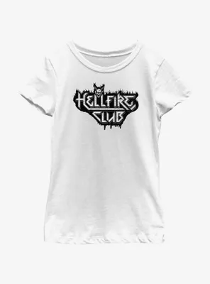 Stranger Things Hellfire Club Demon Logo Youth Girls T-Shirt