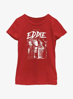 Stranger Things Memory of Eddie Youth Girls T-Shirt