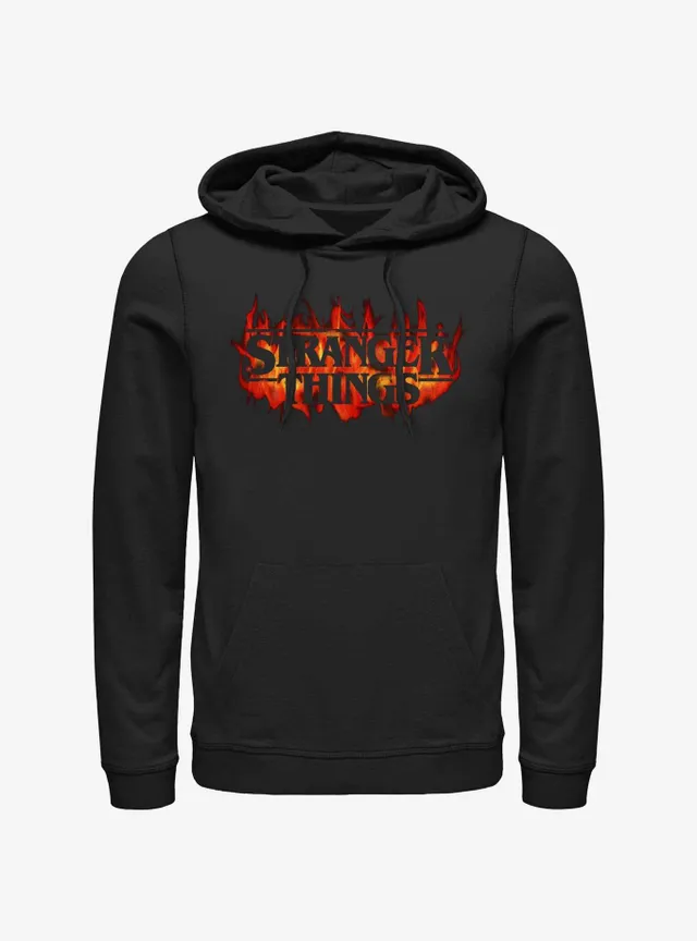 Netflix Stranger Things Flaming Logo Hoodie –