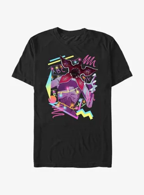 Stranger Things Neon Demogorgon Attack T-Shirt