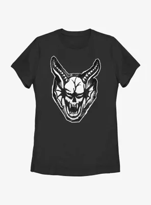 Stranger Things Cutout Demon Head Womens T-Shirt