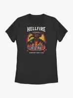Stranger Things Hellfire Hawkins High Club Womens T-Shirt