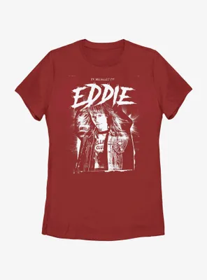 Stranger Things Memory of Eddie Womens T-Shirt