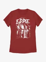 Stranger Things Memory of Eddie Womens T-Shirt