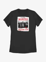 Stranger Things Hellfire Club Players Wanted Poster Womens T-Shirt