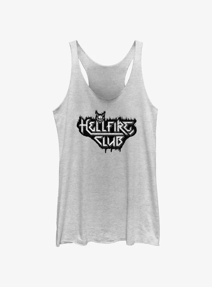 Stranger Things Hellfire Club Demon Logo Womens Tank Top