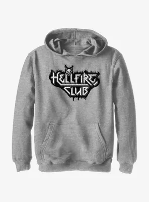 Stranger Things Hellfire Club Demon Logo Youth Hoodie