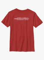 Stranger Things Hellfire Sword Logo Youth T-Shirt