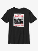 Stranger Things Hellfire Club Players Wanted Poster Youth T-Shirt
