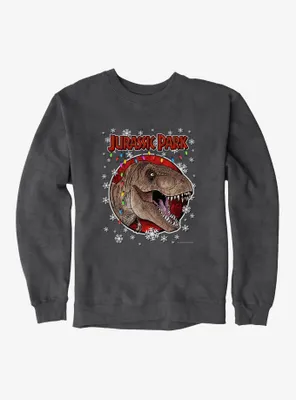 Jurassic Park Christmas Holiday T-Rex Sweatshirt