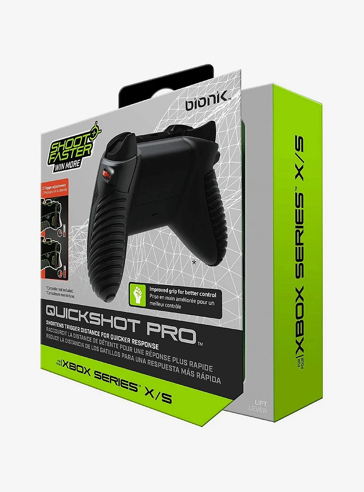 Bionik BNK- Xbox Series X Quickshot Pro Controller Grip