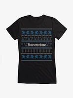 Harry Potter Ravenclaw Ugly Christmas Pattern Girls T-Shirt