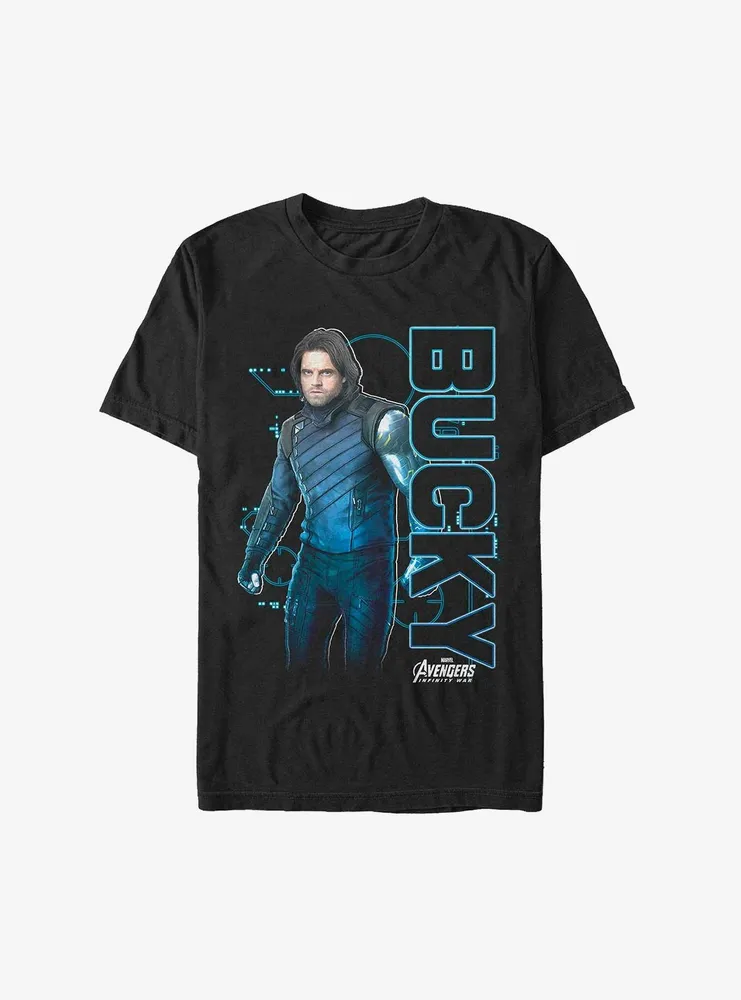 Marvel Avengers Bucky Blueprint T-Shirt