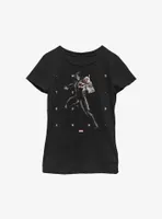 Marvel Avengers Winter Soldier Letters Youth Girls T-Shirt