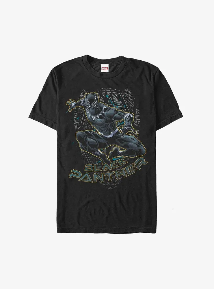 Marvel Black Panther Outline T-Shirt