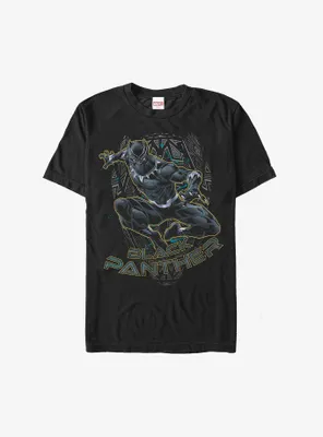 Marvel Black Panther Outline T-Shirt