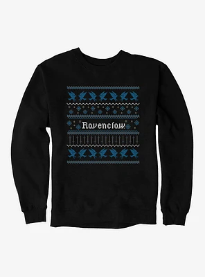 Harry Potter Ravenclaw Ugly Christmas Pattern Sweatshirt