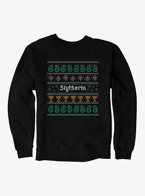 Harry Potter Slytherin Ugly Christmas Pattern Sweatshirt