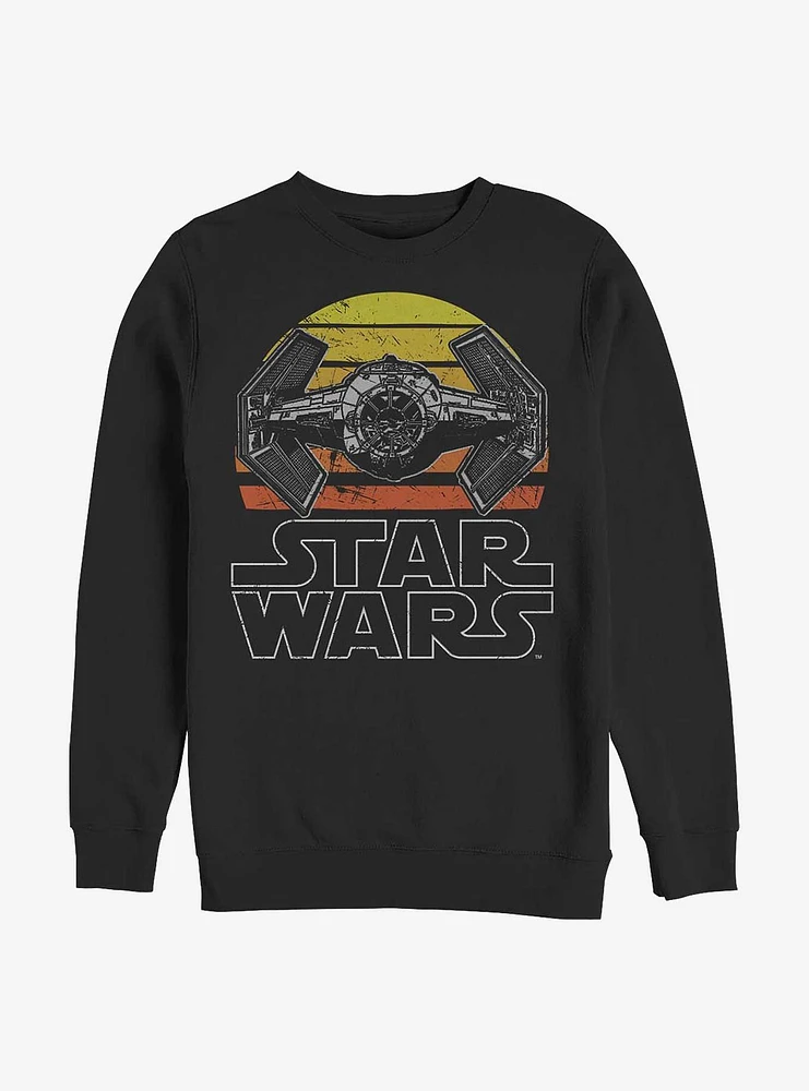 Star Wars Sunset Tie Fighter Sweatshirt