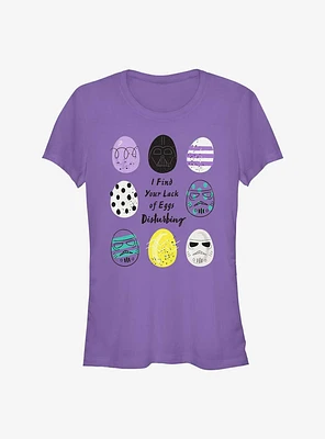 Star Wars Lack of Easter Eggs Disturbing Girls T-Shirt