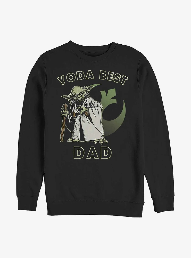 Star Wars Yoda Best Dad Sweatshirt