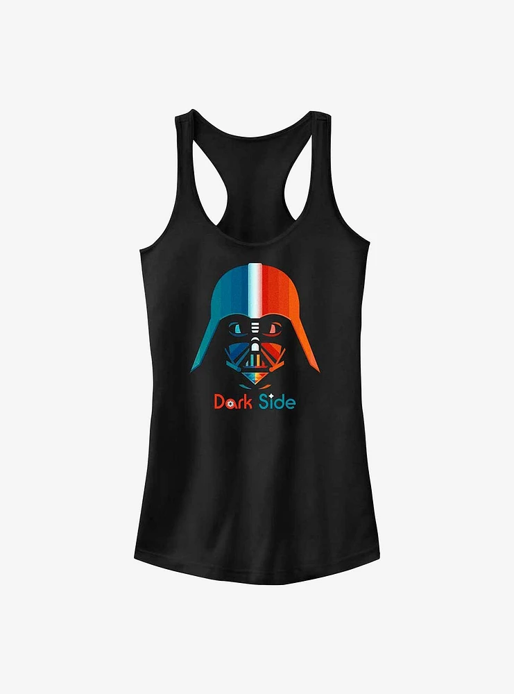 Star Wars Darth Vader Face Dark Side Girls Tank