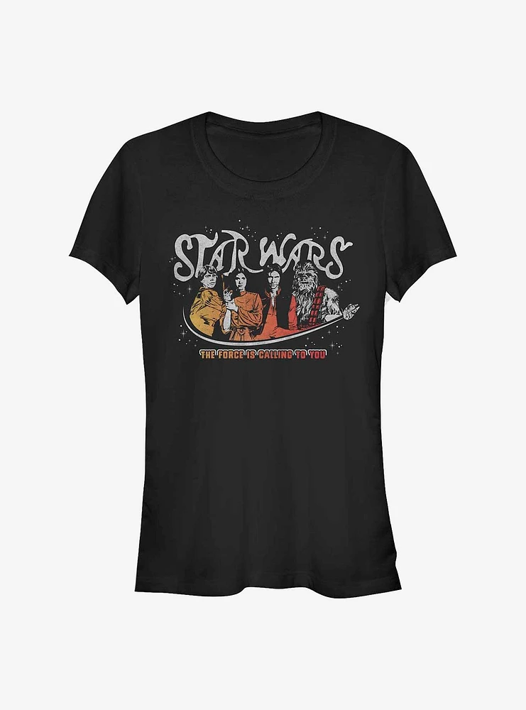 Star Wars The Force Is Calling To You Girls T-Shirt