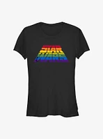 Star Wars Rainbow Logo Girls T-Shirt