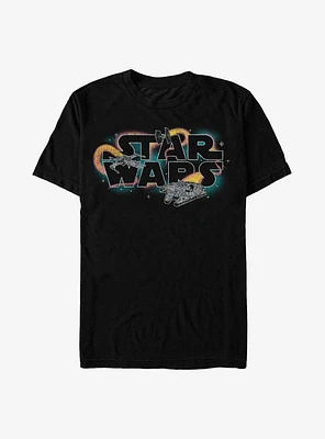 Star Wars Retro Space Logo T-Shirt