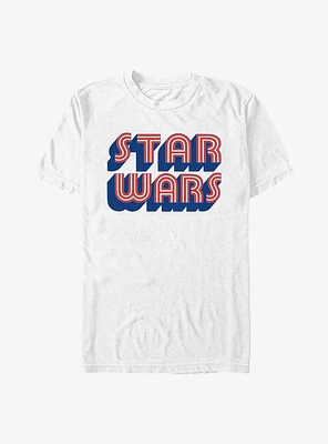 Star Wars Stars and Stripes Logo T-Shirt