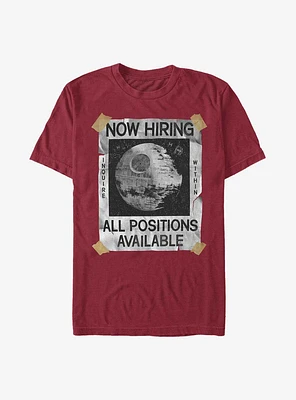 Star Wars All Positions Available Death T-Shirt