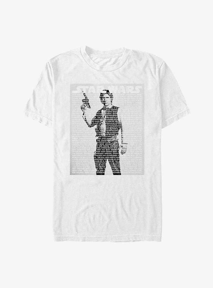 Star Wars Han Solo Story Poster T-Shirt