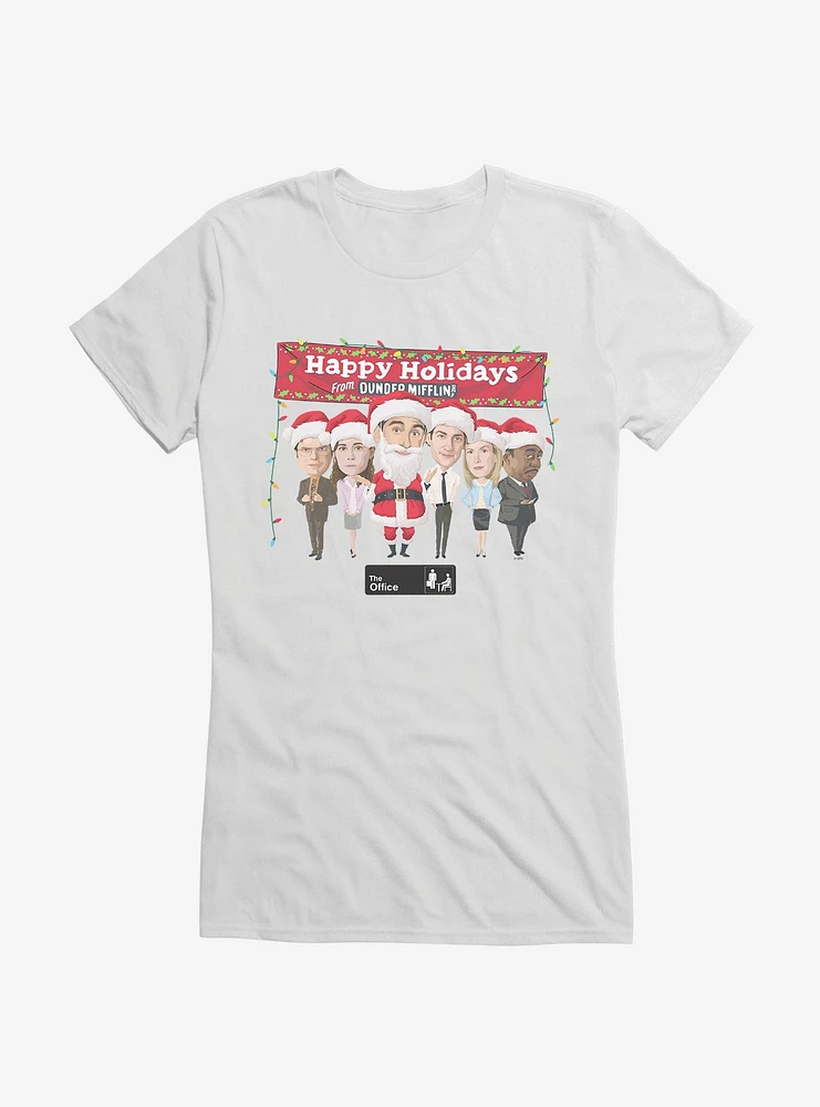 The Office Happy Holidays Girls T-Shirt