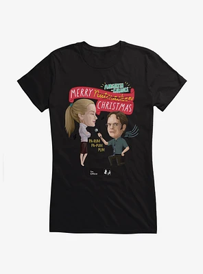 The Office Margarita-Karaoke Christmas Girls T-Shirt