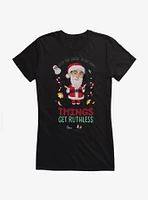 The Office Two Santas Girls T-Shirt