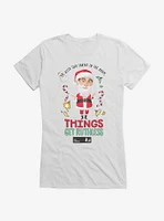 The Office Two Santas Girls T-Shirt