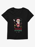 The Office Two Santas Girls T-Shirt Plus