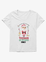 The Office Two Santas Girls T-Shirt Plus