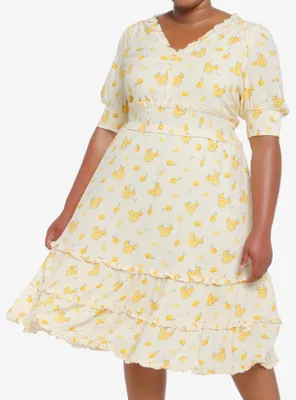 Her Universe Disney Mickey Mouse Citrus Allover Print Plus Dress