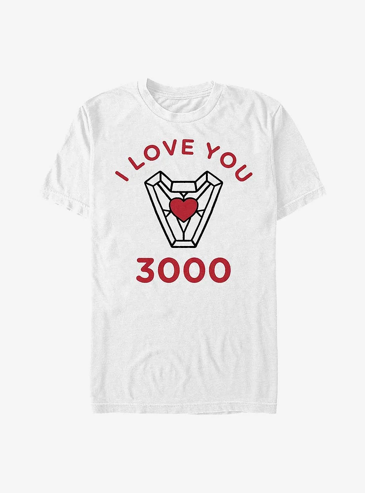 Marvel Avengers: Endgame Love You 3000 Heart T-Shirt