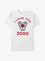 Marvel Avengers: Endgame Love You 3000 Heart T-Shirt